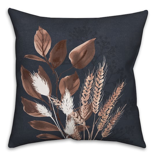 18&#x22; Autumn Botanicals Indoor/Outdoor Pillow